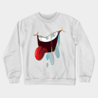 Drooling Smile Crewneck Sweatshirt